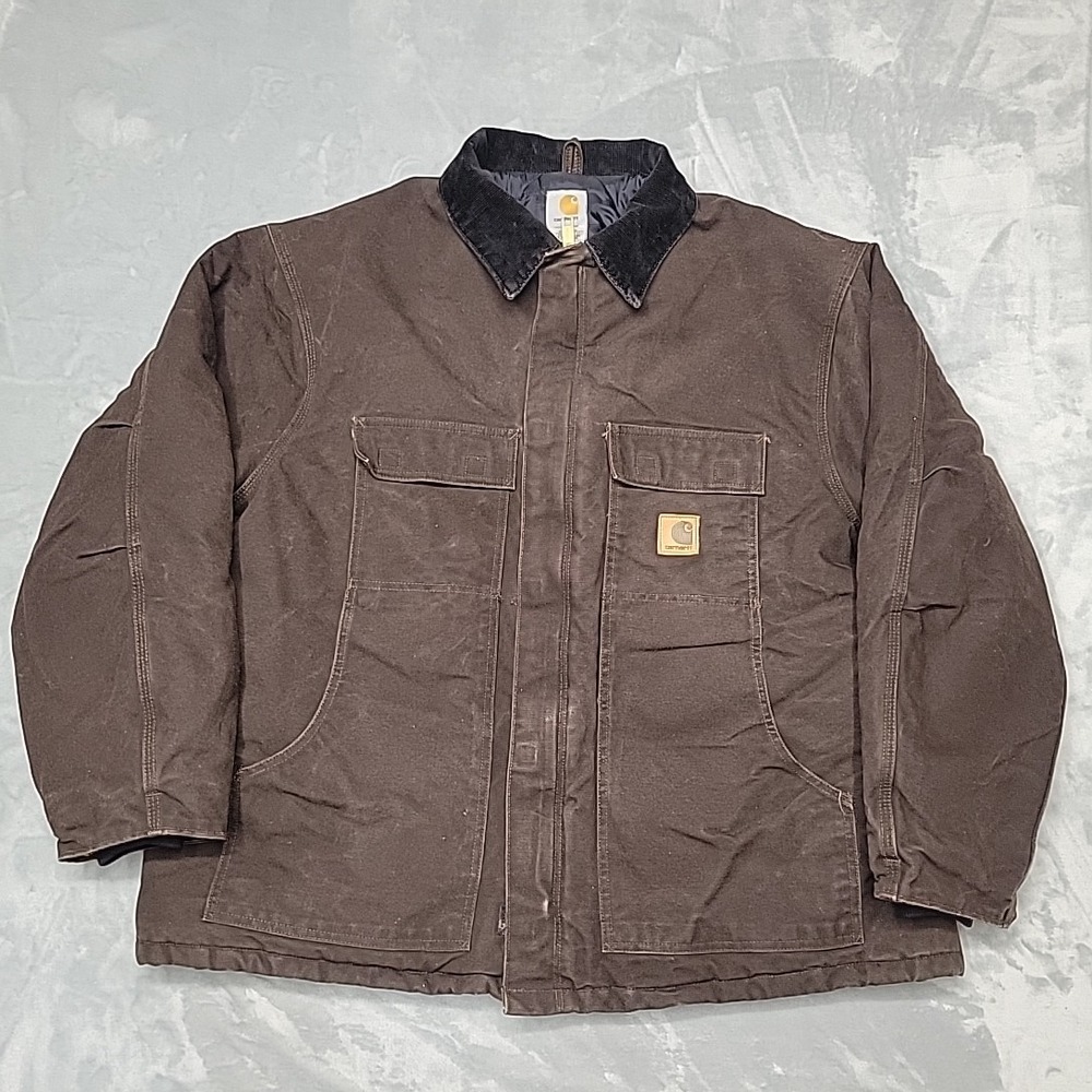 Carhartt Jacket Mens 2XL Dark Brown C26 DKB Arctic Traditional Coat Workwear